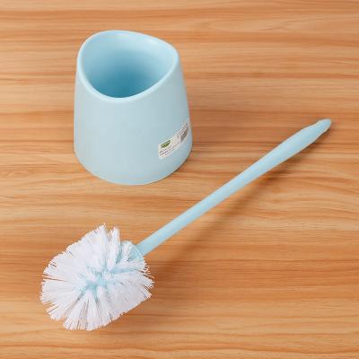 China Sustainable Bathroom Cleaning Plastic Toilet Brush And Holder Accessories Set for sale