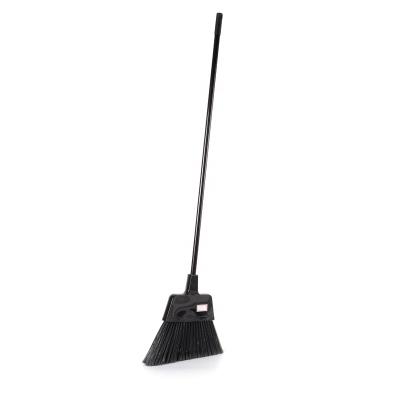 China Garden Household Cleaning Long Handle Plastic PET Garden Broom for sale