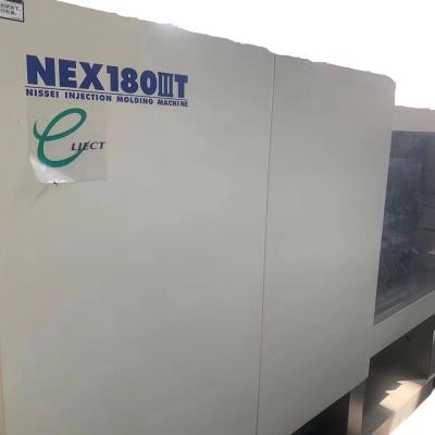 China Horizontal Used NISSEI NEX180III-18EN 180ton All electric horizontal  plastic injection molding machines for sale