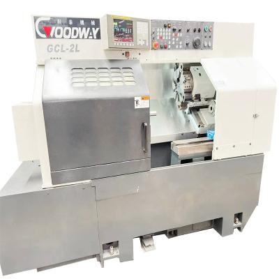 China Hotels GOODWAY GCL-2L Cnc Automatic Lathe Professional Factory Perfect Design Horizontal Fanuc Cnc Lathe Used Taiwan 50 Motor Single 40 for sale