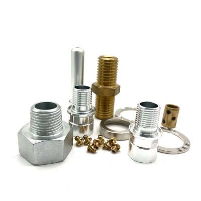 China Precision Aluminum 4 CNC 5 Axis Titanium Aluminum Alloy Stainless Steel CNC Accessories Parts for sale