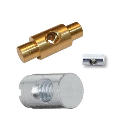 China Small Barrel Stainless Steel Nut Stainless Steel CNC Furniture Hardware Customized Turning Part Aluminum for sale