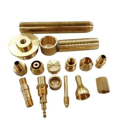 China Aluminum Factory High Precision Custom Copper / Red Copper CNC Turning Service Turned Parts for sale