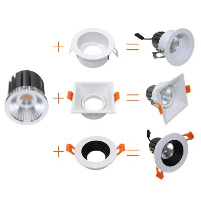 China Indoor Led Lighting Energu Saving 15W COB Downlight Several Led Spotlights Available Surface Coverage Outdoor for sale