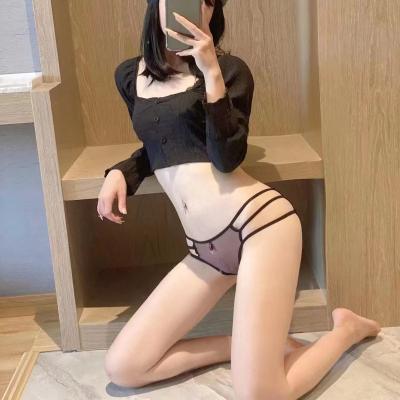 China Antibacterial Sexy Hollow Out Breathable Design Shorts Underwear Ladies Pants Women Hollow Briefs for sale