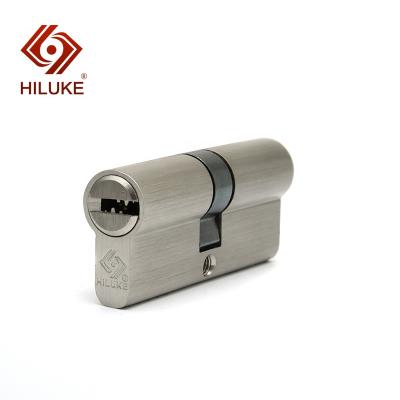 China BRASS STYLE AND HIGH SECURATE CYLNDER SURE DOOR LOCK GROOVE CORE CYLINDER DOOR LOCK HILUKE EURO DOOR LOCK for sale