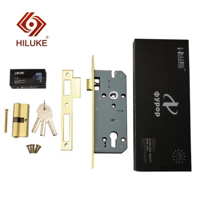 China HILUKE Iron Square Main Standard Lock Body 8545mm European Motise Lock Body With High Quality Zinc B8545-C3 for sale