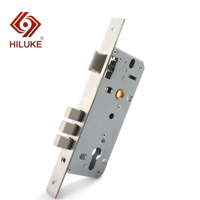 China Door HILUKE 72 Hole Distance Stainless Steel Lock Wooden Body for sale