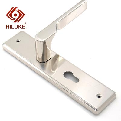 China New HILUKE Doors Simple European Style Interior Door Handle Front Interior Vertical Model Door Handle for sale