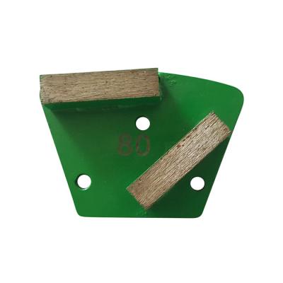 China Amoladoras del piso de Diamond Grinding Pads For Concrete del enlace del metal de las barras del trapezoide 2 en venta