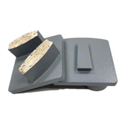 China Scanmaskin Snap On Metal Bond Concrete Floor Oval Segs Grinding Diamond Toolings for sale