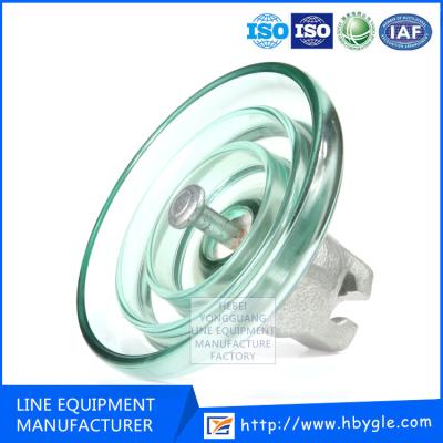 China Application U40 BP High Voltage Type Suspension Tempered Glass High Voltage Fog Insulators for sale