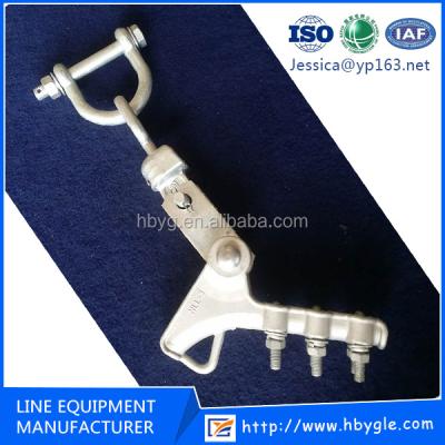 China Disc Insulator Tension Clamp Orbit Eye Ball Fit U-Bolt Porcelain Insulator Set for sale