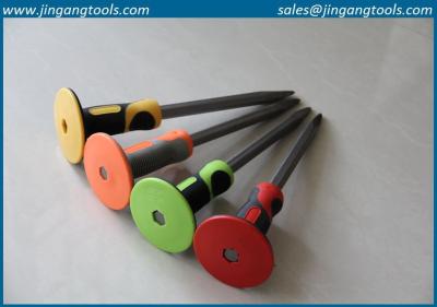 China Cold chisel with rubber soft grip for sale