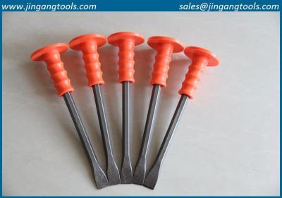 China Forged Pointed cold chisel with comfortable PVC Handle for sale