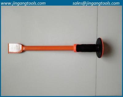 China Spade 45 steel stone cold chisel TPR grip handle low price high quality for sale