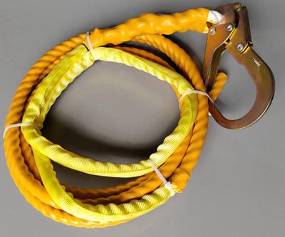 China 45ft Yellow Green Blue Red No Tangle Tagline With Snap Hook HIGHEASY Tangle Resistant Coated Taglines for sale