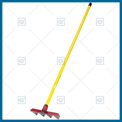 China LH106F01 forestry fire rake with 60 inch fiberglass handle, forestry fire fighting tool, fire rake replacement teeth for sale