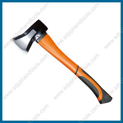 China A666 wood splitting axe with wedge with fiberglass handle-1kg, 2kg, 3kg for sale