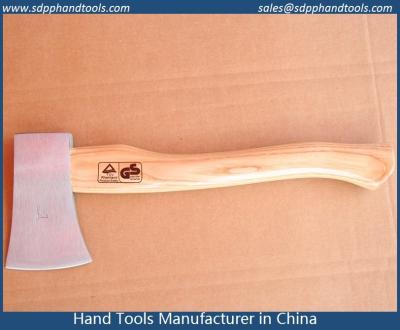 China felling axes hatchet with wooden handle, high carbon steel forged axes with ash wood handle, GS axes Din standard axe for sale