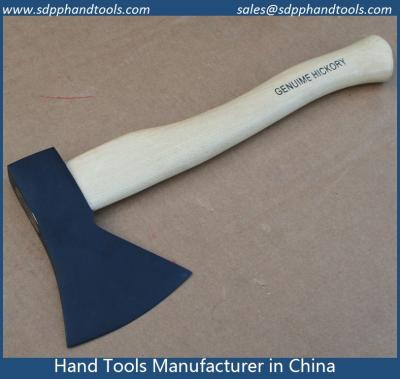 China hickory wood axes and hatchet, broad axes with hickory handle, high quality hickory handle axes and hatchet from China for sale