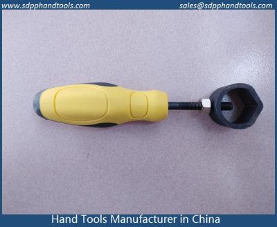 China Punch chisel holder hand guard manufacturer, yellow black plastic handle high quality tool for sale