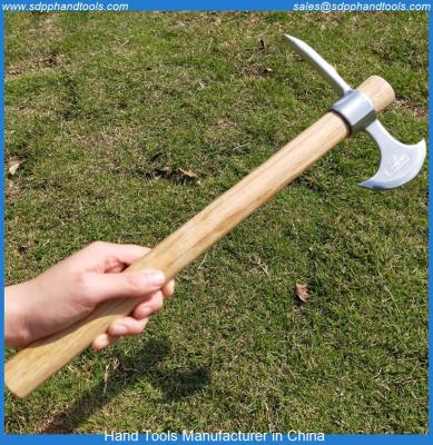 China Stainless steel chisel axe, camping axe stainless steel materials, chrome plated axe with chisel, stainless steel tool for sale