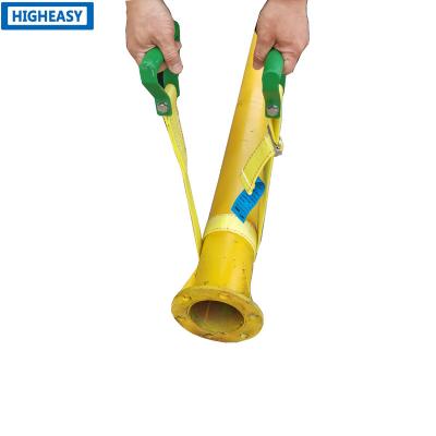 China HIGHEASY manual handling aids double handle, 1.5m length, yellow black color, pipe, ironwork and tubing sections lifting à venda