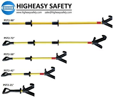 China HIGHEASY push pole safety hand tools, 42 inch push pull pole with D grip, HIGHEASY push stick with D grip for sale