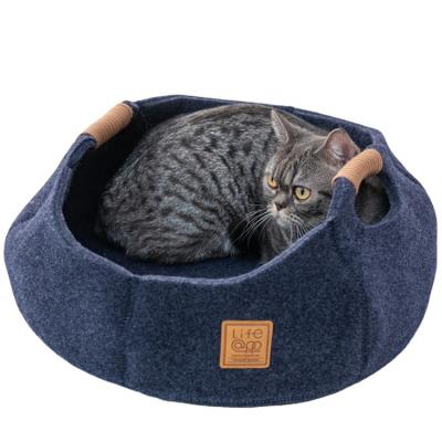 China Fashionable Washable Comfortable Suitable For Small Medium Dogs Or Cats Plush Dog Nest for sale