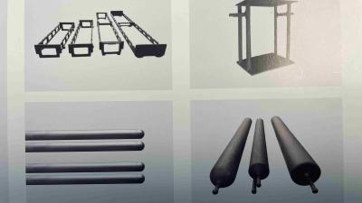 Cina 99.99% di alta purezza di carburo di silicio Cantilever Paddle Inner Liner Boat In Solar Pv Semiconductor Manufacturing in vendita