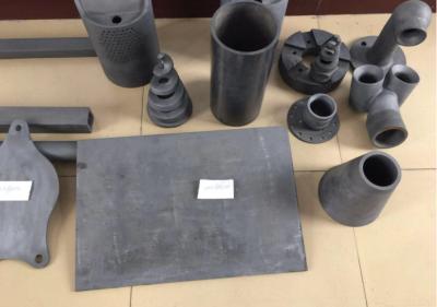 China Special Shaped Silicon Carbide Ceramics Crucible Refractory Tiles Parts for sale