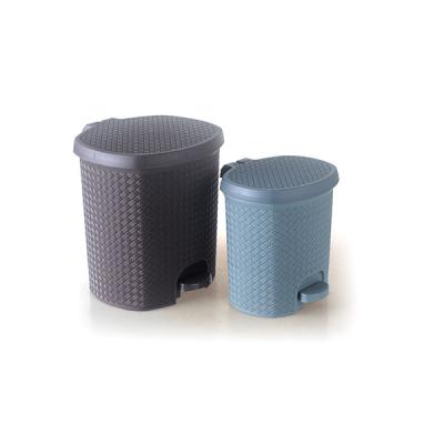 China Home 2021 Hot Sale Special Design Widely Used Storage Bins With Lids Pedal Waste Bins for sale