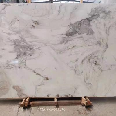 China Modern White Chinese Castro Slab Natural Marble Floor Tiles For Wall Decor Popular Stone for sale