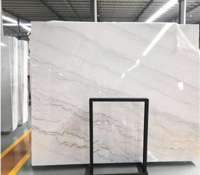 China Mid Century Modern Cheap Traditional Chinese Stone Carrara White Marble Floor Tiles For Home Decor Guangxi White for sale