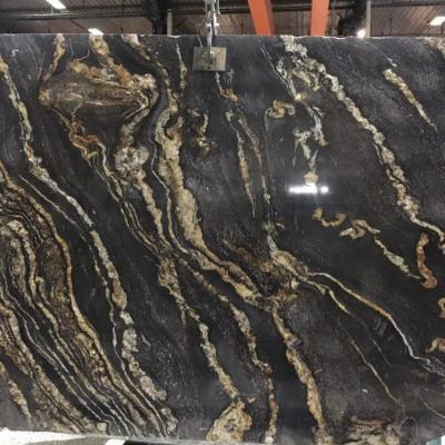 China Modern Cheap Chinese Marble Decorative Stone For Home Floor Tiles Cosmic Black for sale