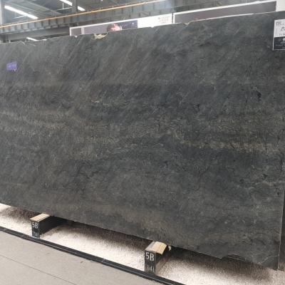 China Modern Silk Road Green And Brown Luxury Quartzite For Wall Decor Floor Tiles Beautiful High Hardness Stone for sale