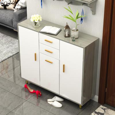 China Hangzhou Eco - Friendly Modern Cheap Paint Storage Shoe Cabinet Furniture for sale