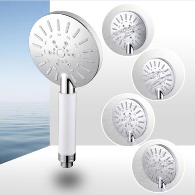 China With Sliding Bar Bathroom White Modern Water Saving Rain Shower Head Ceiling for sale