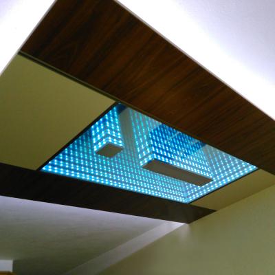 China Magnifying LED Light Mirror 3D Infinity Mirror LED Infinity Magic Mirror For Bathroom for sale