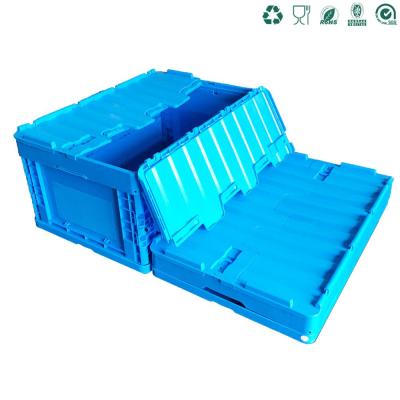 Chine Potato Box Crates Moving Box Solid Blue Plastic Euro Storage Delivery à vendre