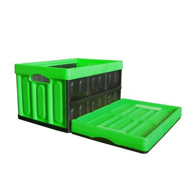 China Home Solid Folding Chair Plastic Boxes Clevermade Folding Storage Barrel Container/Crates for sale