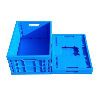 China Save 1/3 Storage Space Shipping Flower Packing Storage Tool Eco-Friendly Collapsible Plastic Case With Handle for sale