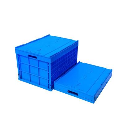 China Sustainable collapsible plastic storage box and 179L large capacity bins for transportation for sale