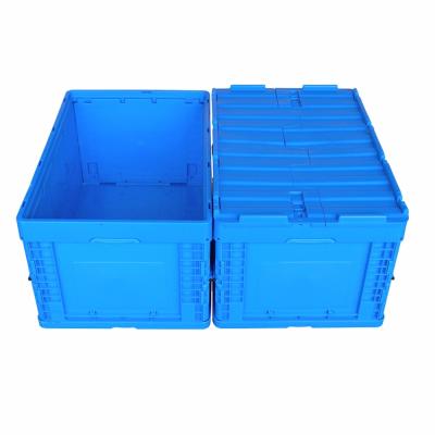 Chine Reusable Divided Divided Storage Box Container Solid Hard Box Folding Plastic Moving Shipping Boxes For Food And Vegetable à vendre