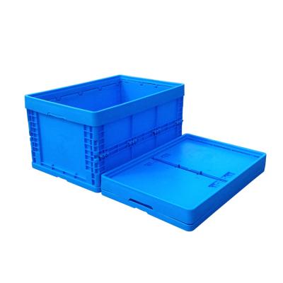 China Folding Solid Fruit Storage Box Plastic Heavy Duty Delivery Recycle Box Crate for sale