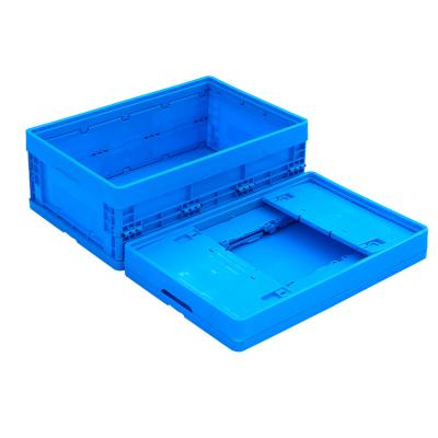 China Strong Box Industry PP Storage Folding Tool Heavy Duty Plastic Pallet Box Bins With Lock for sale