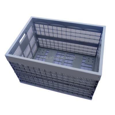 China Mesh base and heavy duty mesh side vented type PLASTIC crates and cotnainer for sale