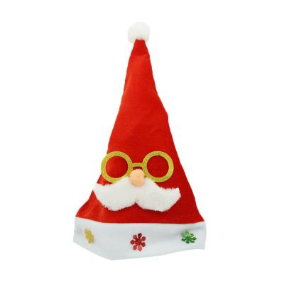 China Wholesale Plush Eco-friendly Hot Selling Multicolor Comfort Santa Hat For Children for sale