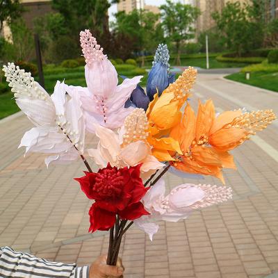 China Korean wedding party high quality multicolor home decoration options artificial flower style artificial flower for sale